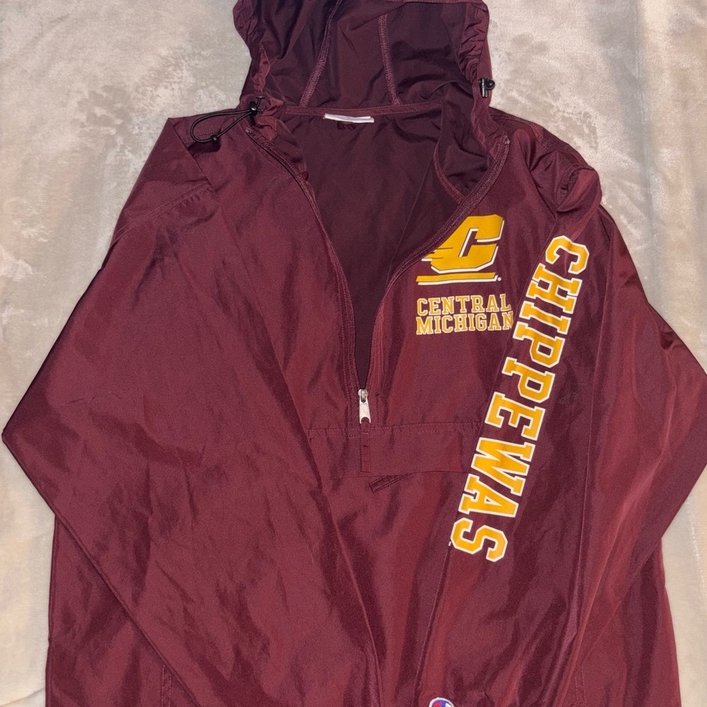 Central Michigan University CMU Champion Maroon Hooded Jacket